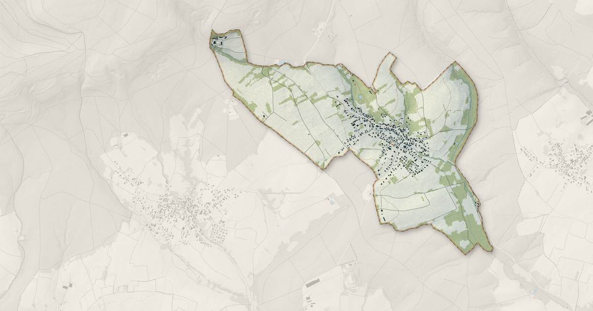 Portrait cartographique de Lobsann : relief, eau, forêts, bâti et voies, calculés à partir des données de l'IGN