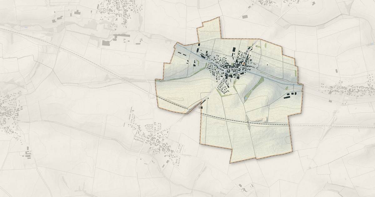 Portrait cartographique de Mittelschaeffolsheim : relief, eau, forêts, bâti et voies, calculés à partir des données de l'IGN
