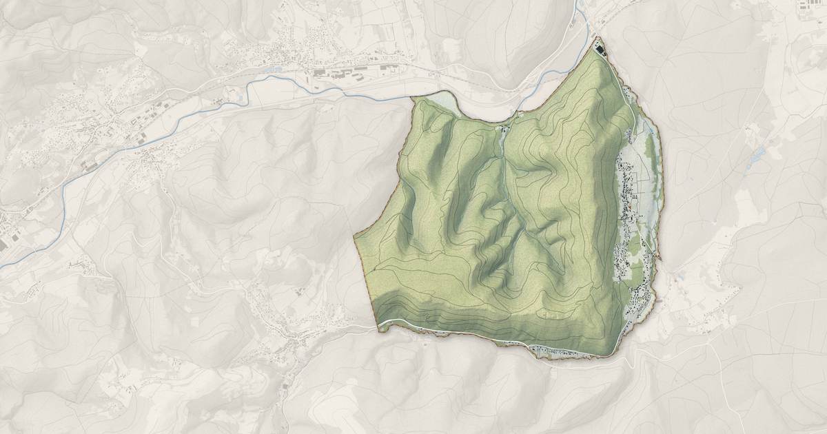 Portrait cartographique de Mollkirch : relief, eau, forêts, bâti et voies, calculés à partir des données de l'IGN