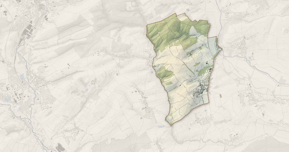 Portrait cartographique de Morsbronn-les-Bains : relief, eau, forêts, bâti et voies, calculés à partir des données de l'IGN
