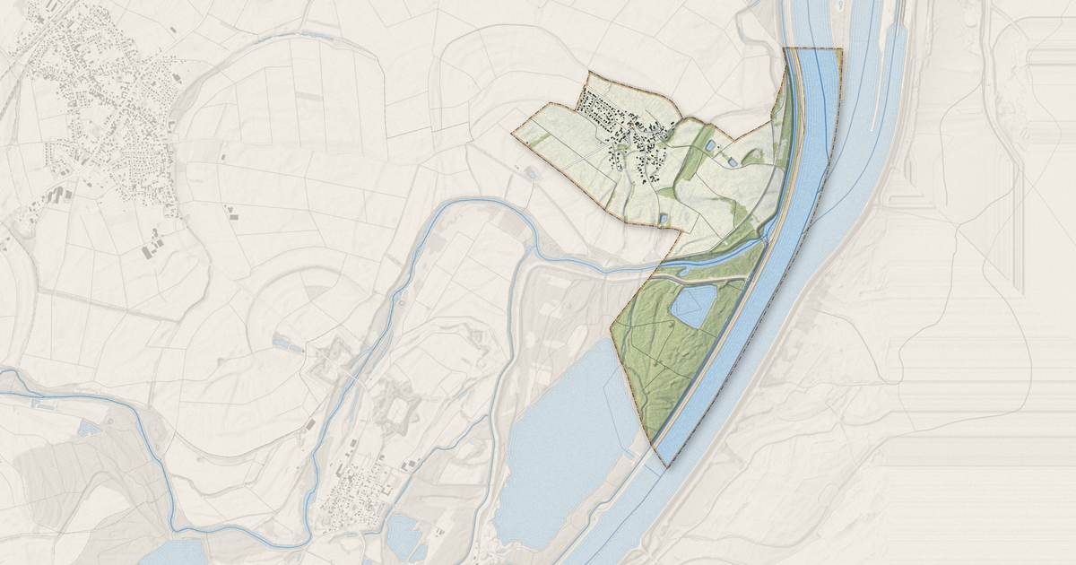 Portrait cartographique de Neuhaeusel : relief, eau, forêts, bâti et voies, calculés à partir des données de l'IGN