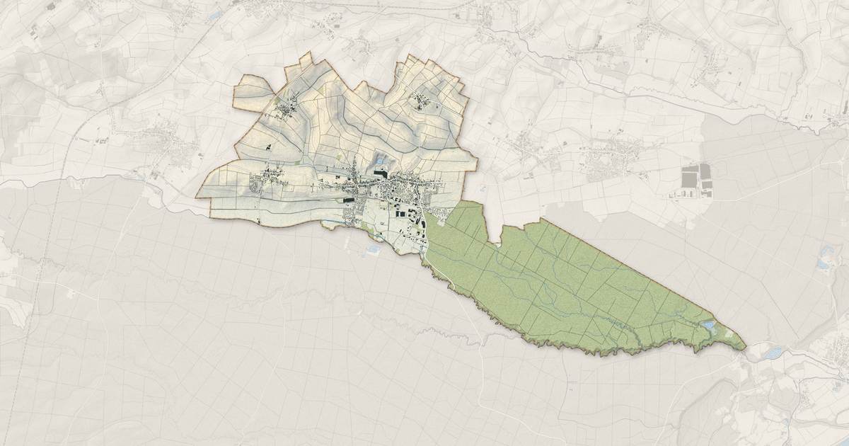 Portrait cartographique de Betschdorf : relief, eau, forêts, bâti et voies, calculés à partir des données de l'IGN