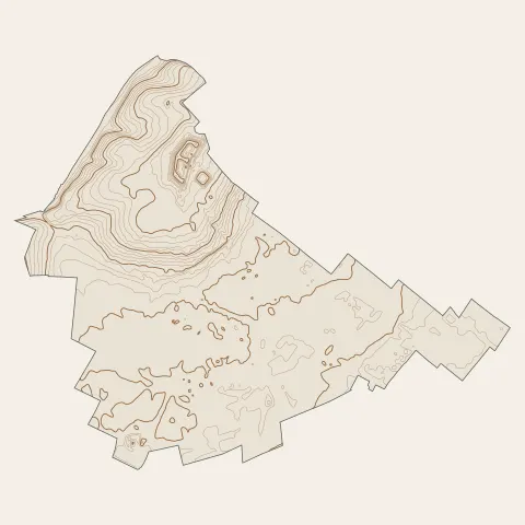 Oberhausbergen : courbes de niveau
