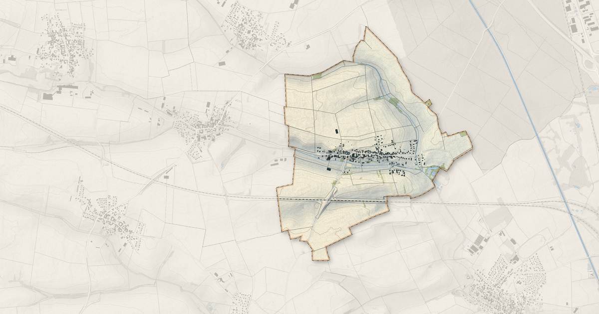 Portrait cartographique de Olwisheim : relief, eau, forêts, bâti et voies, calculés à partir des données de l'IGN