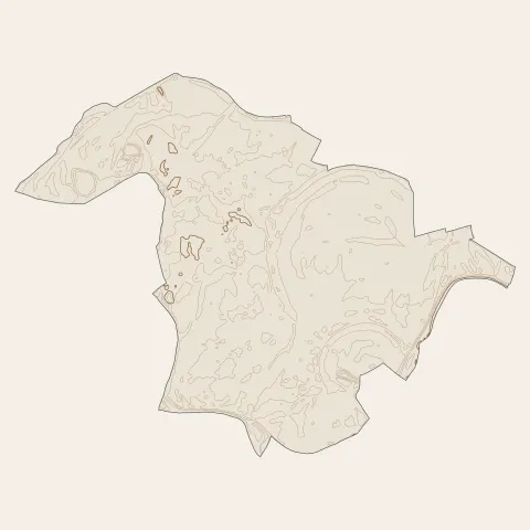 Rœschwoog : courbes de niveau