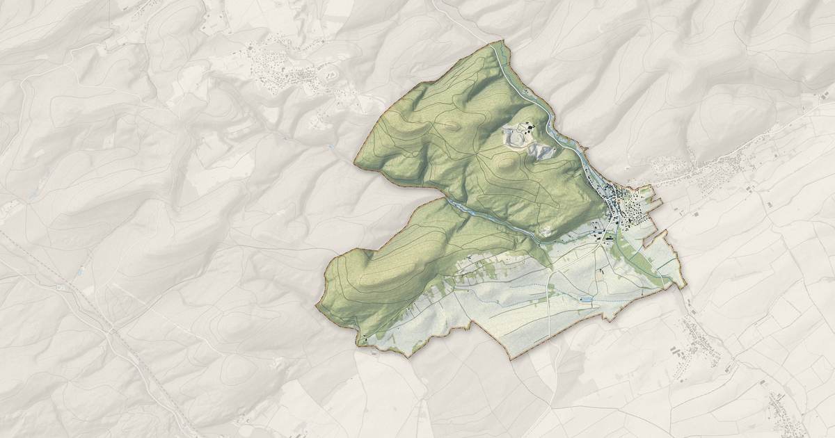 Portrait cartographique de Rothbach : relief, eau, forêts, bâti et voies, calculés à partir des données de l'IGN