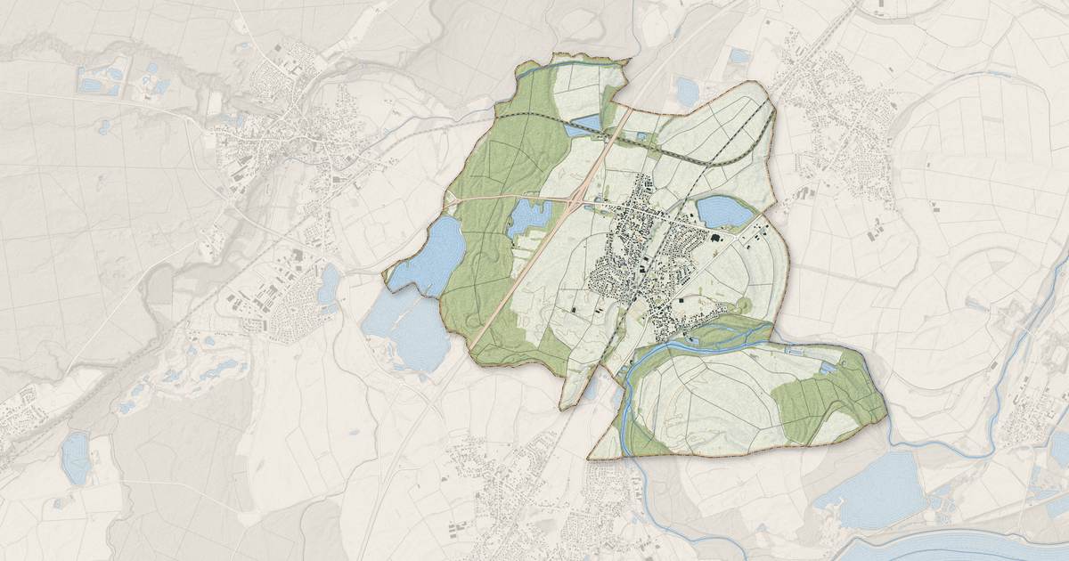 Portrait cartographique de Rountzenheim-Auenheim : relief, eau, forêts, bâti et voies, calculés à partir des données de l'IGN