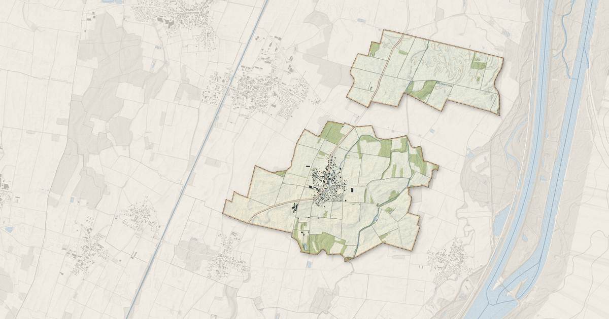 Portrait cartographique de Saasenheim : relief, eau, forêts, bâti et voies, calculés à partir des données de l'IGN