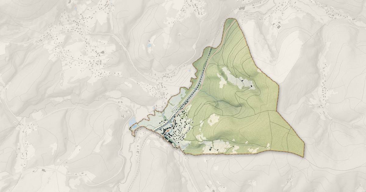 Portrait cartographique de Saint-Blaise-la-Roche : relief, eau, forêts, bâti et voies, calculés à partir des données de l'IGN