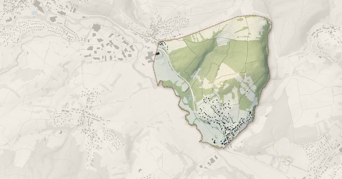 Portrait cartographique de Saint-Maurice : relief, eau, forêts, bâti et voies, calculés à partir des données de l'IGN