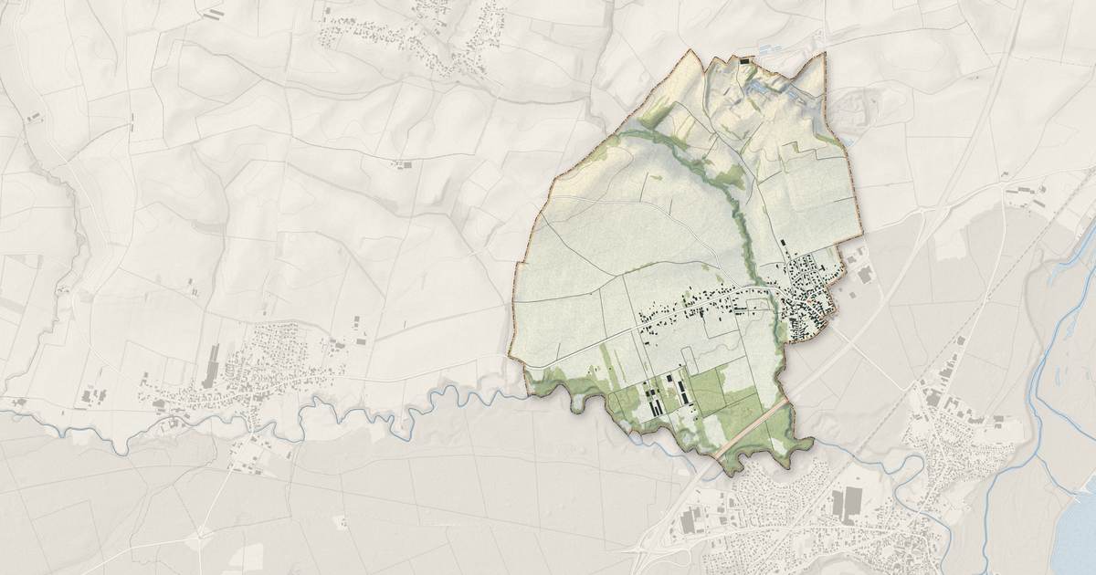 Portrait cartographique de Schaffhouse-près-Seltz : relief, eau, forêts, bâti et voies, calculés à partir des données de l'IGN