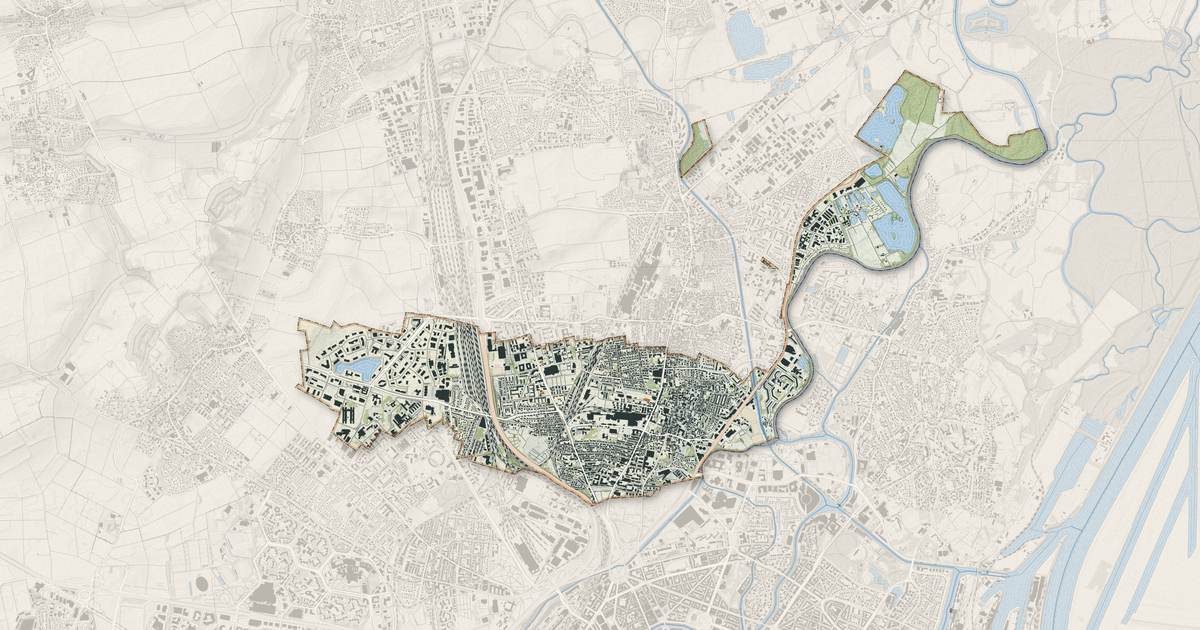 Portrait cartographique de Schiltigheim : relief, eau, forêts, bâti et voies, calculés à partir des données de l'IGN