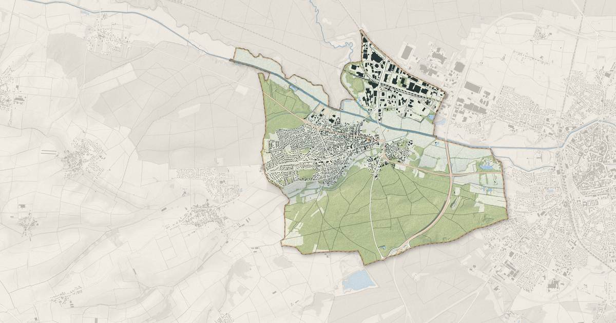 Portrait cartographique de Schweighouse-sur-Moder : relief, eau, forêts, bâti et voies, calculés à partir des données de l'IGN