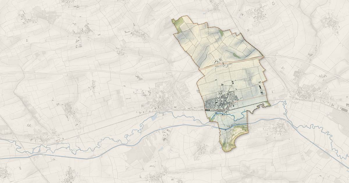 Portrait cartographique de Schwindratzheim : relief, eau, forêts, bâti et voies, calculés à partir des données de l'IGN