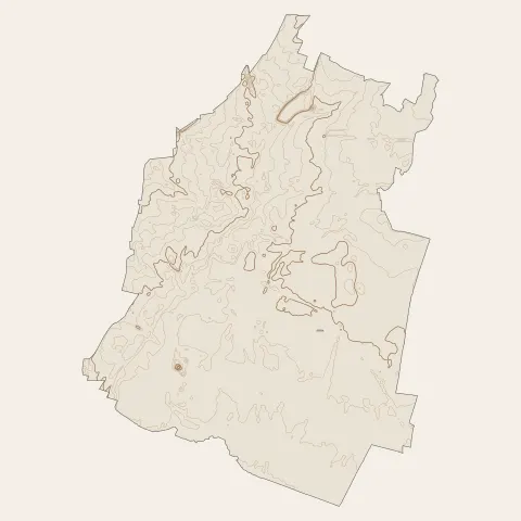 Sélestat : courbes de niveau