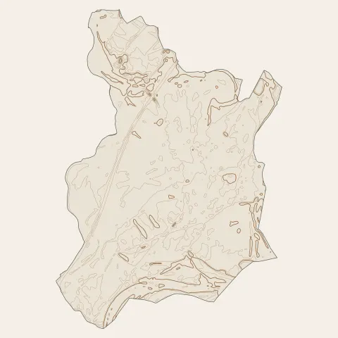 Sessenheim : courbes de niveau
