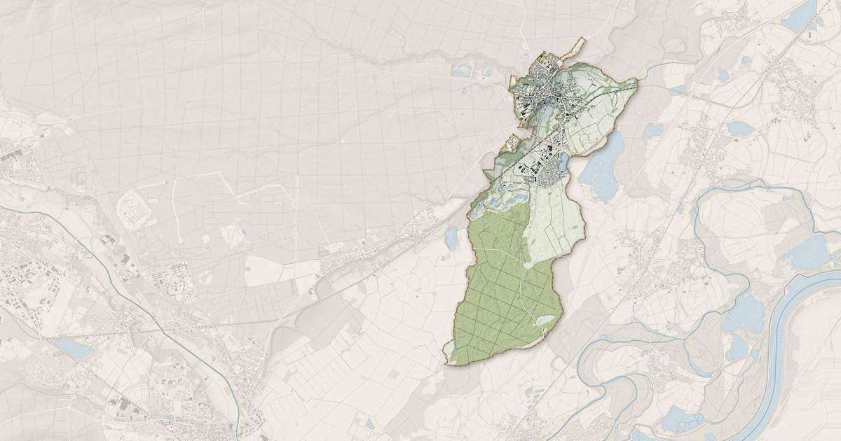 Portrait cartographique de Soufflenheim : relief, eau, forêts, bâti et voies, calculés à partir des données de l'IGN