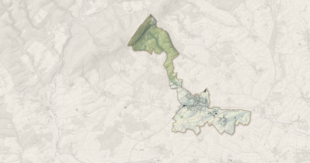 Portrait cartographique de Soultz-sous-Forêts : relief, eau, forêts, bâti et voies, calculés à partir des données de l'IGN