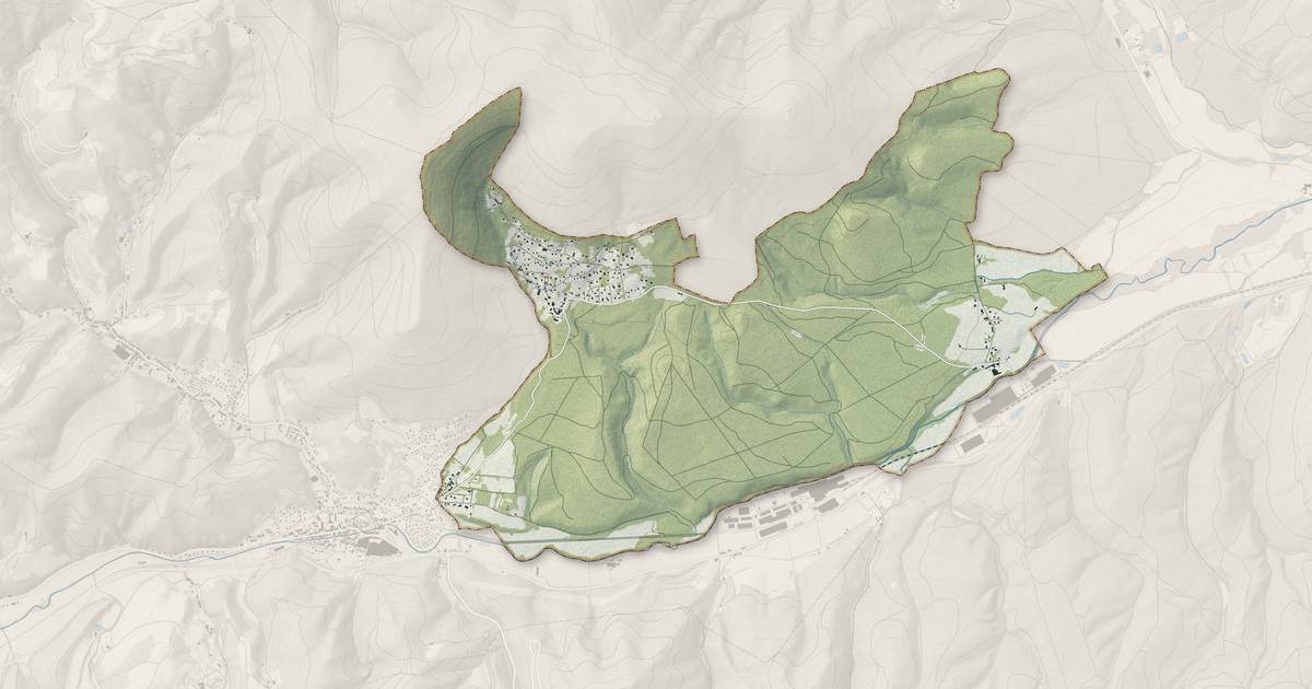Portrait cartographique de La Vancelle : relief, eau, forêts, bâti et voies, calculés à partir des données de l'IGN