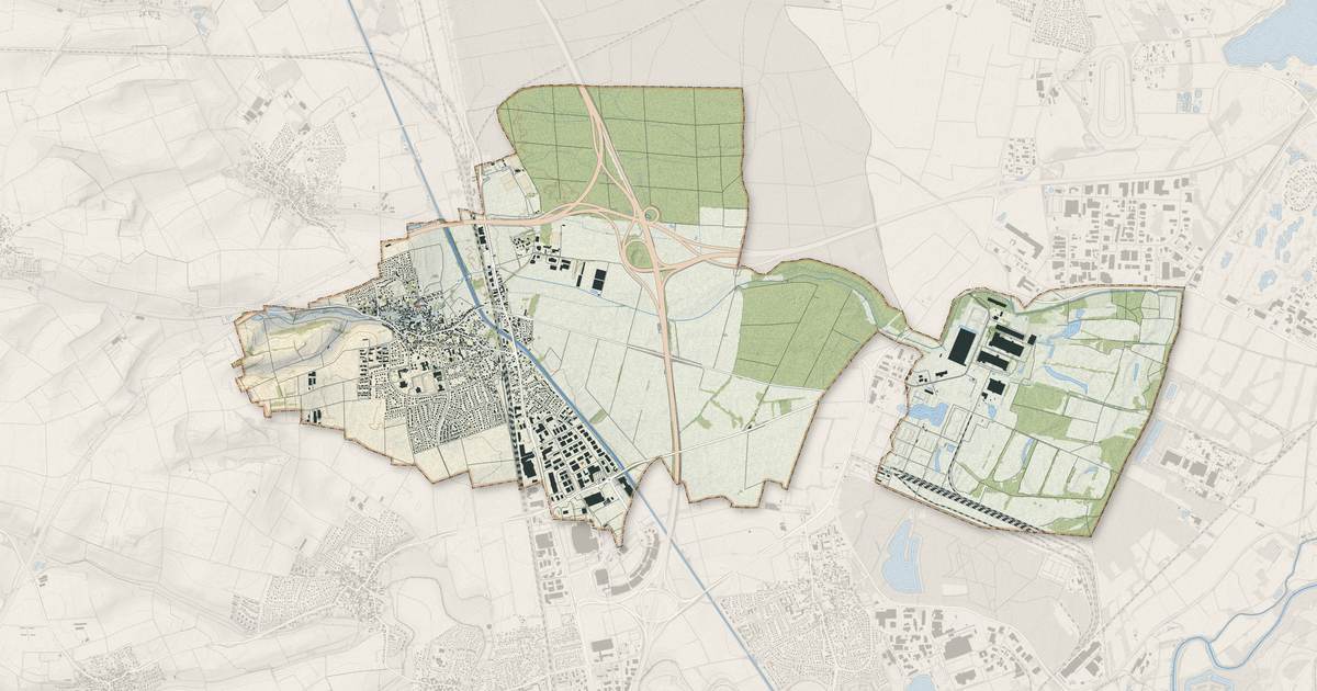 Portrait cartographique de Vendenheim : relief, eau, forêts, bâti et voies, calculés à partir des données de l'IGN