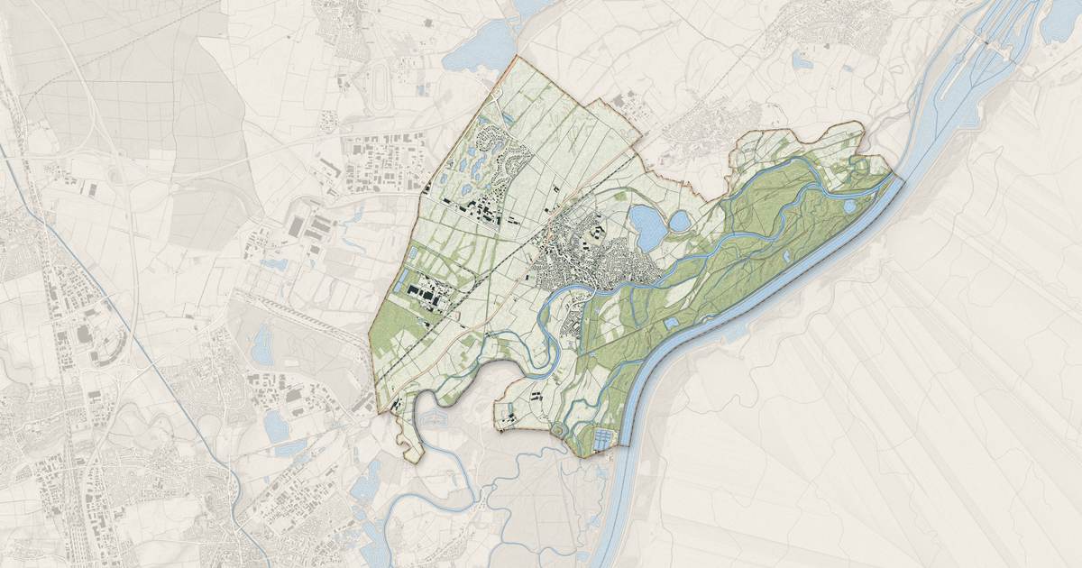 Portrait cartographique de La Wantzenau : relief, eau, forêts, bâti et voies, calculés à partir des données de l'IGN