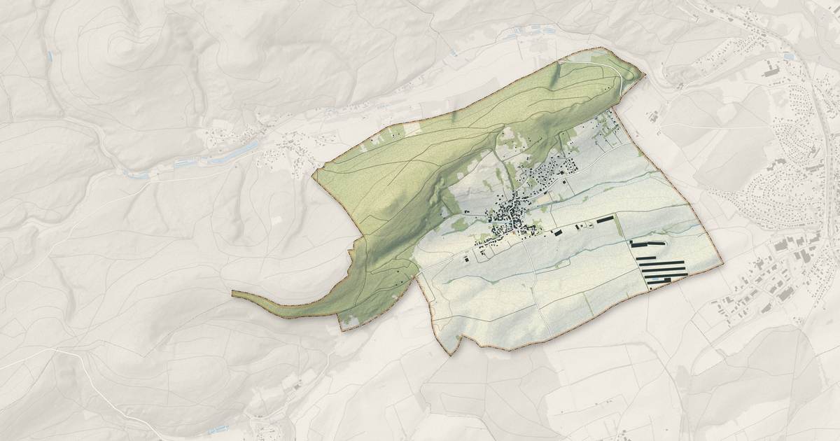 Portrait cartographique de Weinbourg : relief, eau, forêts, bâti et voies, calculés à partir des données de l'IGN
