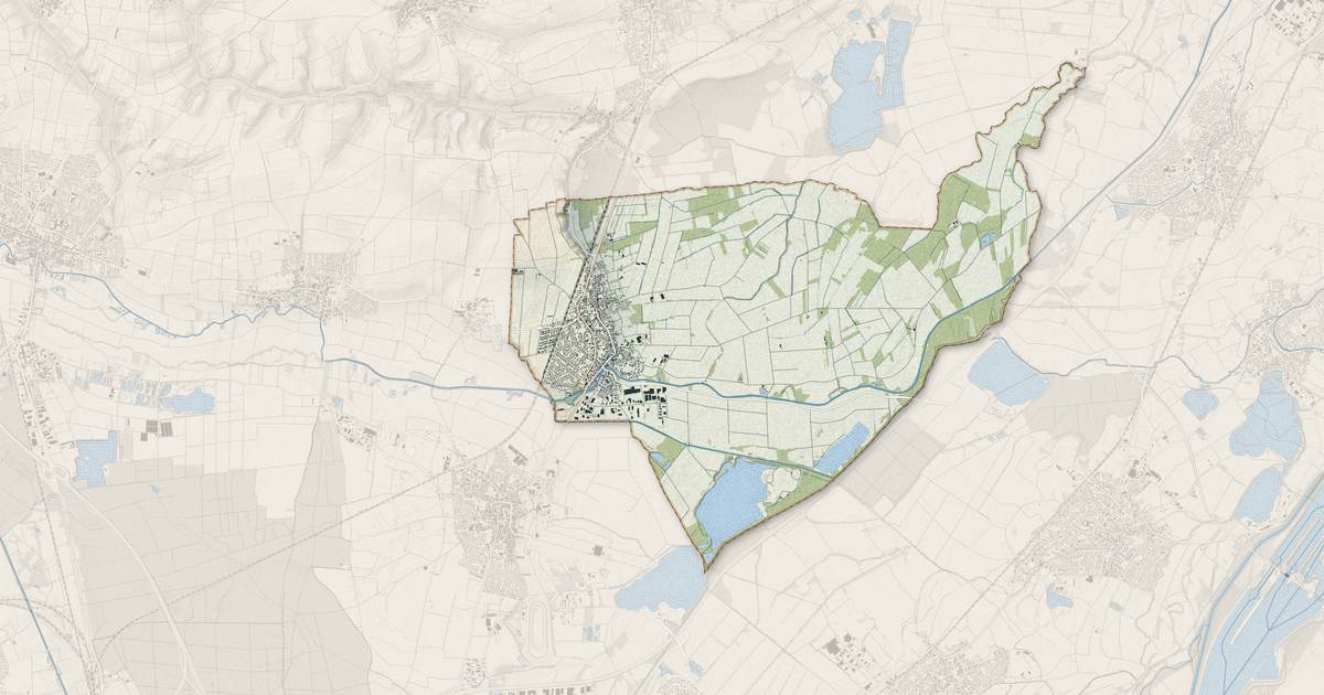 Portrait cartographique de Weyersheim : relief, eau, forêts, bâti et voies, calculés à partir des données de l'IGN