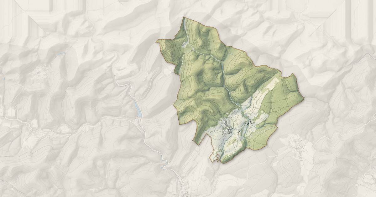 Portrait cartographique de Wingen : relief, eau, forêts, bâti et voies, calculés à partir des données de l'IGN