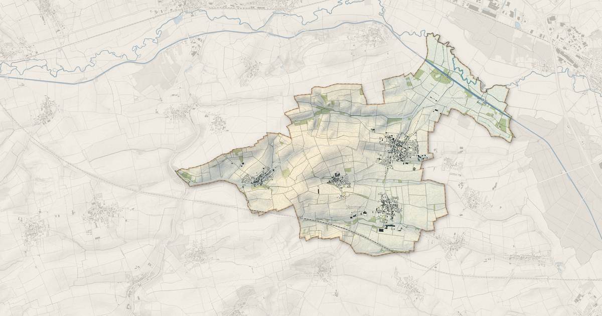 Portrait cartographique de Wingersheim les Quatre Bans : relief, eau, forêts, bâti et voies, calculés à partir des données de l'IGN
