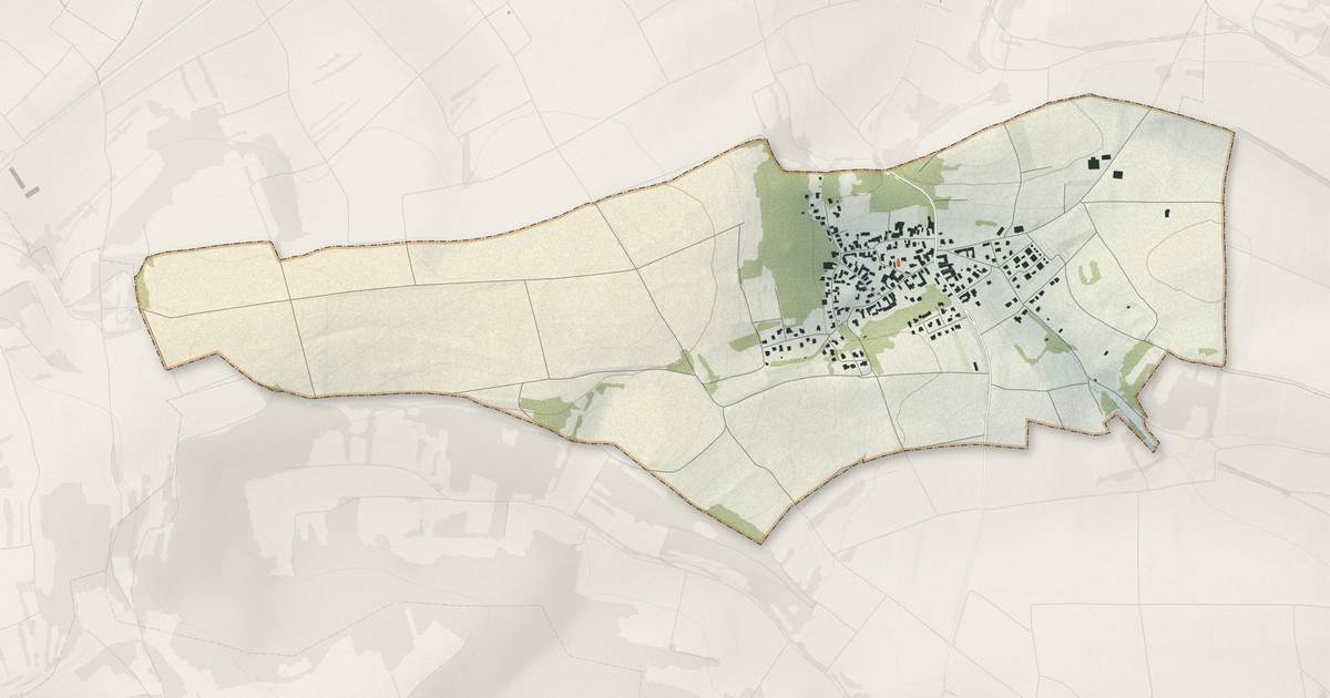 Portrait cartographique de Wintzenheim-Kochersberg : relief, eau, forêts, bâti et voies, calculés à partir des données de l'IGN