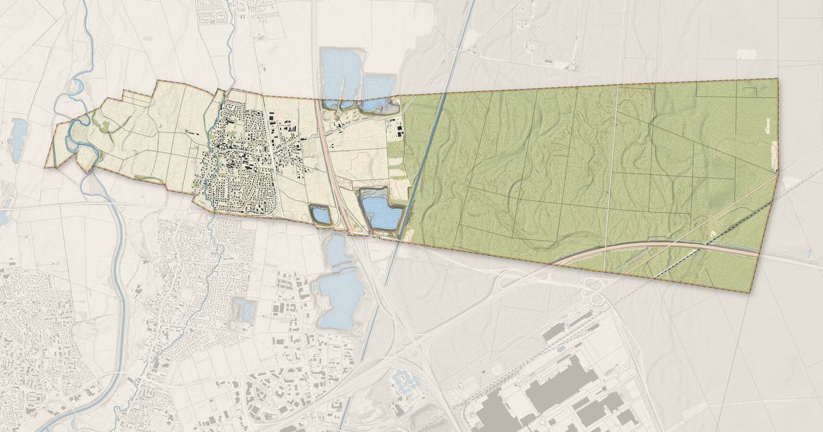Portrait cartographique de Baldersheim : relief, eau, forêts, bâti et voies, calculés à partir des données de l'IGN