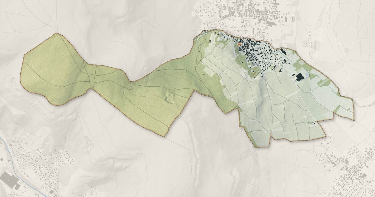 Portrait cartographique de Bergholtzzell : relief, eau, forêts, bâti et voies, calculés à partir des données de l'IGN