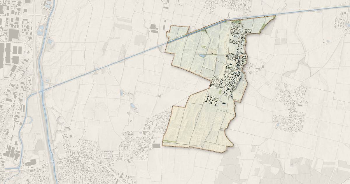 Portrait cartographique de Bischwihr : relief, eau, forêts, bâti et voies, calculés à partir des données de l'IGN