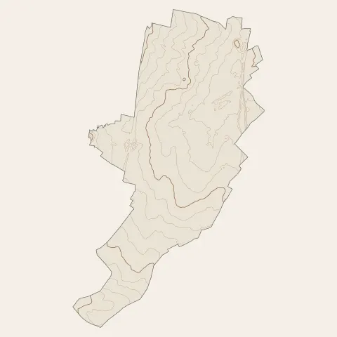 Bollwiller : courbes de niveau