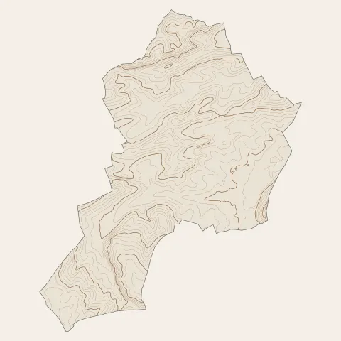 Carspach : courbes de niveau