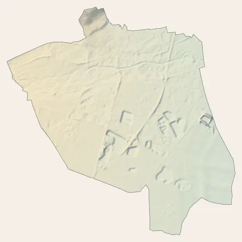 Cernay : relief