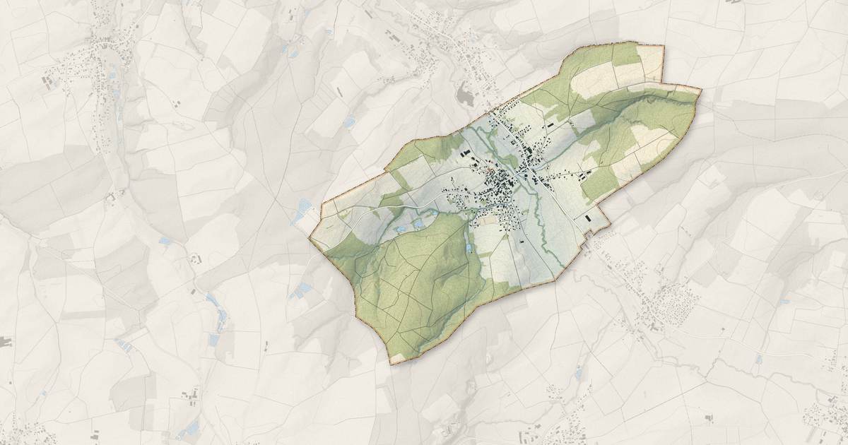 Portrait cartographique de Durmenach : relief, eau, forêts, bâti et voies, calculés à partir des données de l'IGN