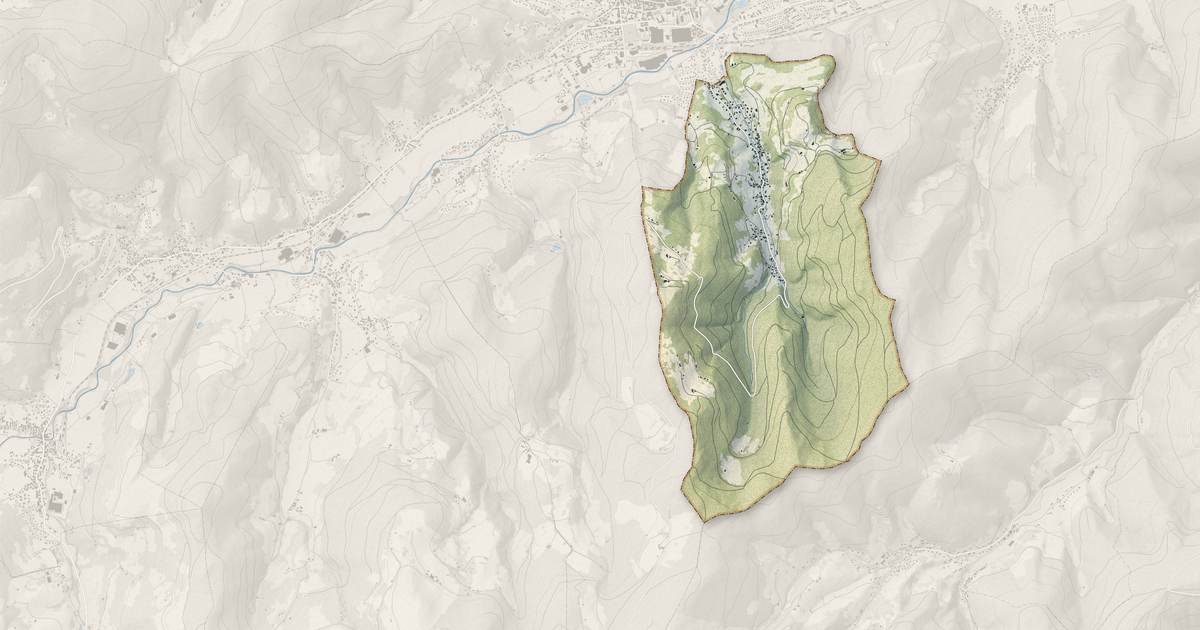 Portrait cartographique de Eschbach-au-Val : relief, eau, forêts, bâti et voies, calculés à partir des données de l'IGN