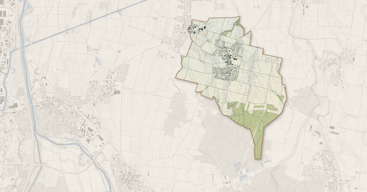 Portrait cartographique de Fortschwihr : relief, eau, forêts, bâti et voies, calculés à partir des données de l'IGN