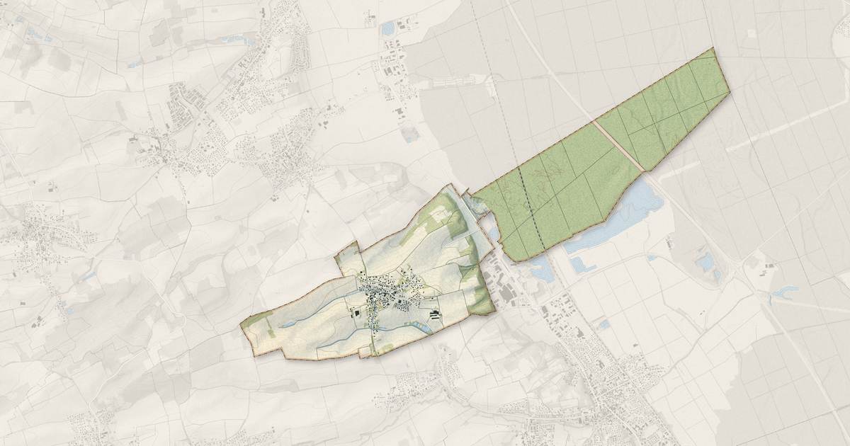 Portrait cartographique de Geispitzen : relief, eau, forêts, bâti et voies, calculés à partir des données de l'IGN