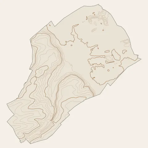 Hégenheim : courbes de niveau
