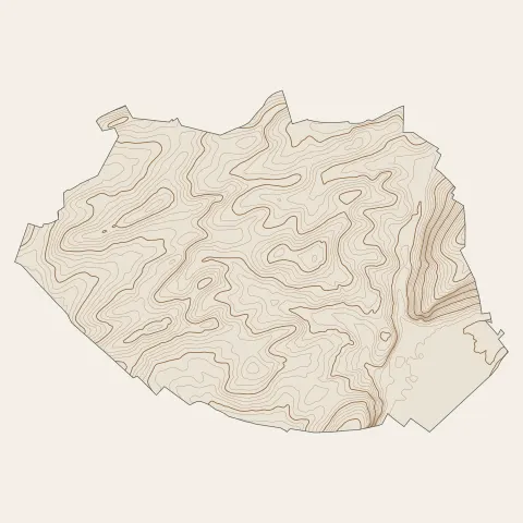 Hochstatt : courbes de niveau