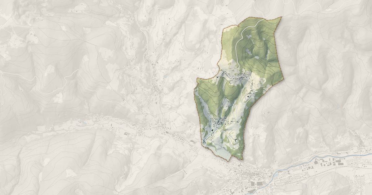 Portrait cartographique de Hohrod : relief, eau, forêts, bâti et voies, calculés à partir des données de l'IGN