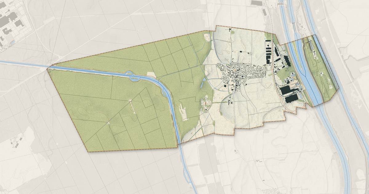 Portrait cartographique de Hombourg : relief, eau, forêts, bâti et voies, calculés à partir des données de l'IGN
