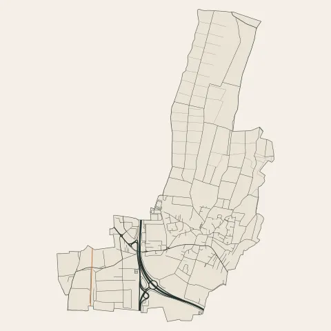 Houssen : voies