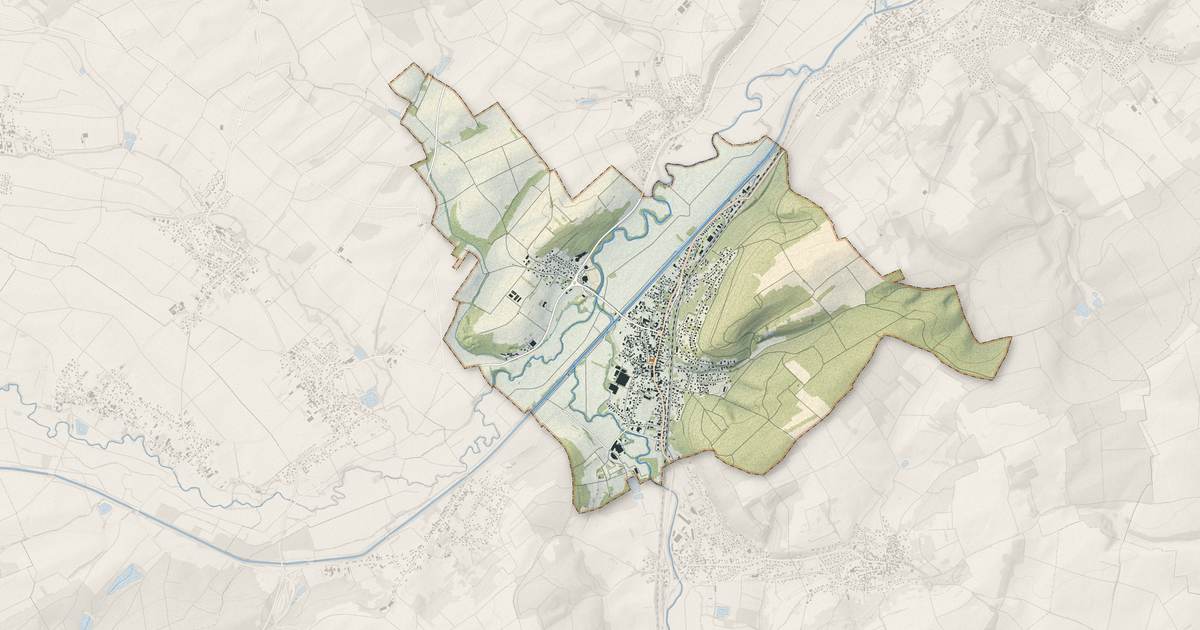 Portrait cartographique de Illfurth : relief, eau, forêts, bâti et voies, calculés à partir des données de l'IGN