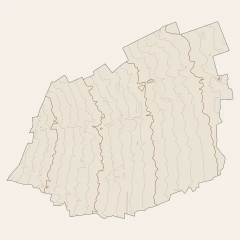 Issenheim : courbes de niveau