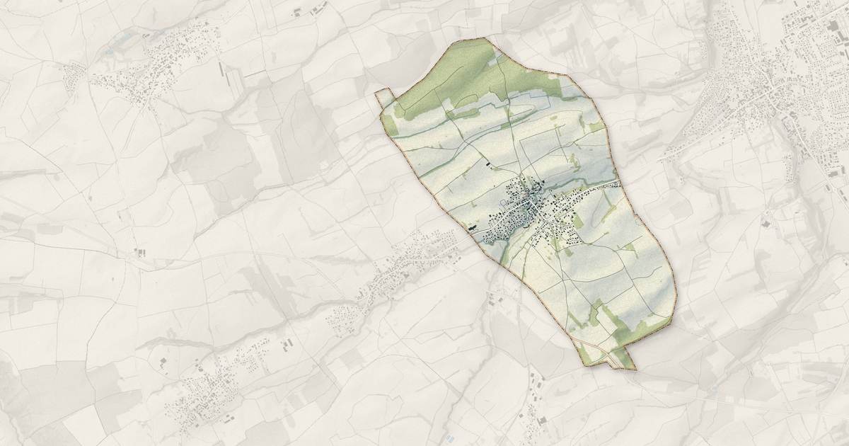 Portrait cartographique de Michelbach-le-Bas : relief, eau, forêts, bâti et voies, calculés à partir des données de l'IGN