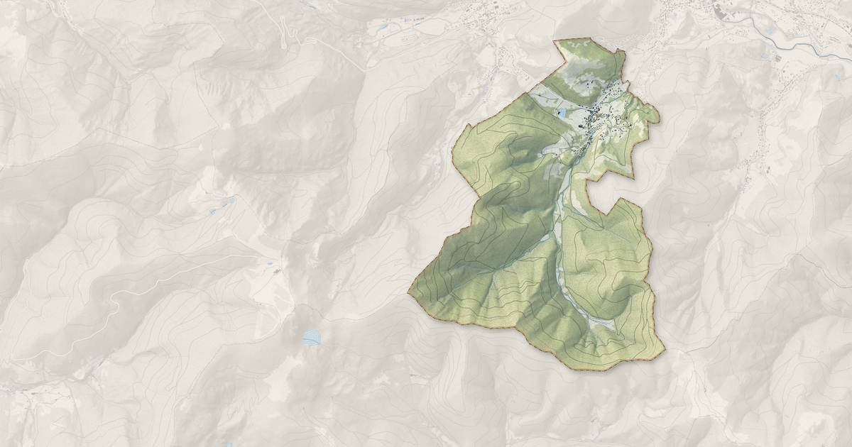 Portrait cartographique de Mollau : relief, eau, forêts, bâti et voies, calculés à partir des données de l'IGN