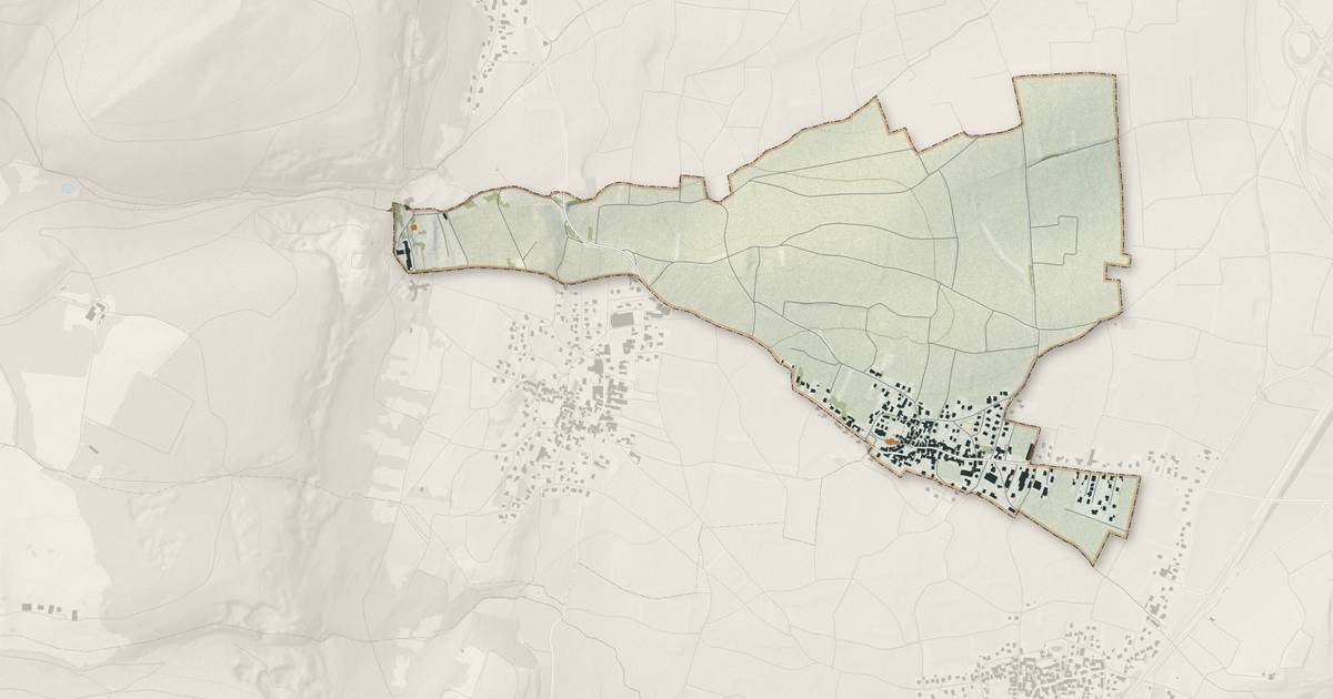 Portrait cartographique de Obermorschwihr : relief, eau, forêts, bâti et voies, calculés à partir des données de l'IGN